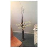 Glass Vase With Decor