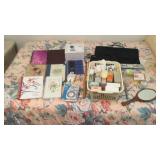 Assorted Note Books, Soaps, Travel Bags Etc