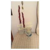 Candle Holders, Candles, Wine Glasses