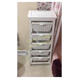 5 Drawers Whicker Organizer
