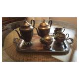 Silver Plate Chocolate Set