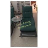2 Patio Chaise Lounger Little Table