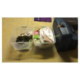 2 Hard Plastic Suit Cases, Misc