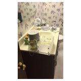 Contents Of Basement Bathroom