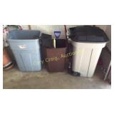 3 Trash Cans
