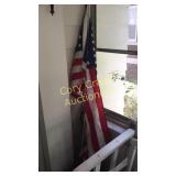 American Flag With Pole