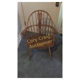 Solid Walnut Rocking Chair