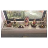 Humels Porcelain Figurines, Window Decor