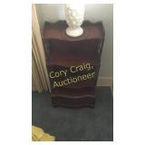 Mahogany Shelf Unit Bookcase, Marked Wabash