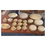 Old Fbory Dinner Set 58 Pc