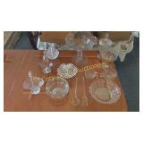 Assorted Crystal Clear Glass