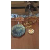 Amber Yellow & Carnival Glass