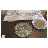 Frosted Bowl, American Fostoria, Clear Glass