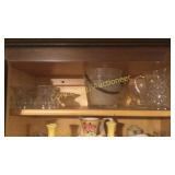 Fire-King Coffee Cups, Brown Plates, Clear G