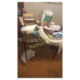 Card Table With Misc