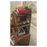 2 Drawer File Cabinet, Office Supplies With Rack