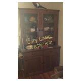 19" D x 50" W x 81" T 2 Pc Hutch