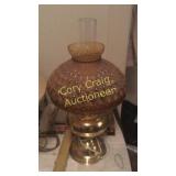 (2) Electric lamps (1) Oil Lamp