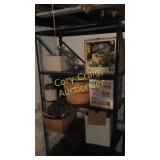 Metal Shelf  With Contents