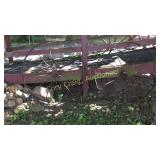 Pair Of Metal Wagon Wheels 42"