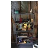 Metal Shelf Of Misc