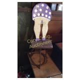 Homemade Stool, Yard Art