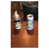 Old Style Beer Stein and West Germany Stein
