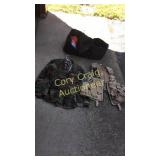 Fishing Vest, Cameo Pants and Coat, Bag