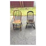 Rocking Chair and Straight Chair