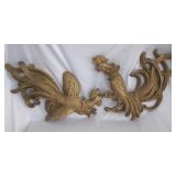 rooster wall plaques