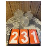(3) Lead Crystal