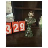 Green Kerosene Lamp