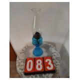 Blue Oil Lamp 19" Tall