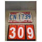 1776-1976 Illinois License Plate