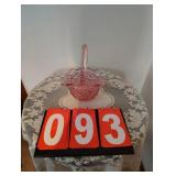 Pink Basket 9"