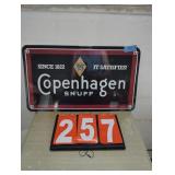 Copenhagen Metal Sign