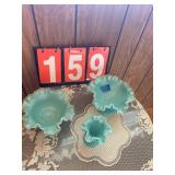 (3) Sea Green Fenton
