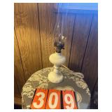 White Electric Lamp