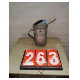 2 Quart Galv Oil Dispensor