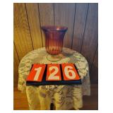 Cranberry Vase 9"