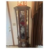 Lighted Curio Cabinet 70"T 25"W 10"Deep