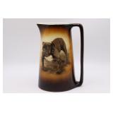 Antique Warwick IOGA Bulldog 10" Pitcher
