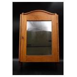 Old Oak Locking Medicine Cabinet