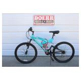 Dynacraft Gauntlet 18 speed Dual Suspension (Aqua)