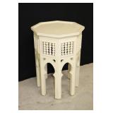 Cream Octagon side table