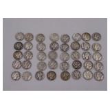 40 Mercury Dimes