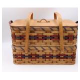 Amish Hand Made Picnic Basket