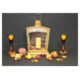 Autumn Decor Lantern & Candle Holders