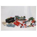 Old Toy Cars, Train, Airplane