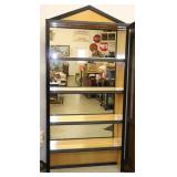 Mirrored back display case